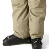 The 686 Men's Infinity Insulated Cargo Pant appears to be khaki with two zippered cargo pockets on each thigh.