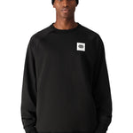 The 686 Men's Bonded Fleece Crew 2025 features a dark grey color with a white logo on the chest.