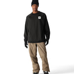 The 686 Men's Bonded Fleece Crew appears to be black with a white logo on the left chest.