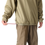 The 686 Men's Bonded Fleece Crew 2025 appears to be a heather grey crew neck sweatshirt with long sleeves and an elastic hem.