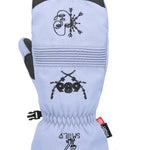 The 686 Men's Lander Mitt 2025 appears in a white color with black accents on the cuff and trim.