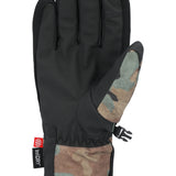 The 686 Primer Glove in black with a camouflage pattern on the wrist and cuff.