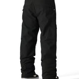 The 686 Quantum Thermagraph Pant is black with multiple pockets and an adjustable waistband.