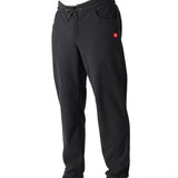 The 686 Men's SMARTY 3-in-1 Cargo Pant 2025 is black with a red logo on the left thigh and has two side cargo pockets.