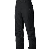 The 686 Women's SMARTY 3-in-1 Cargo Pant in black features a zip-off bottom layer and cargo pockets on both legs.