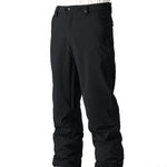 The 686 Men's Standard Shell Pant 2025 is black with a zippered pocket on the side and belt loops.