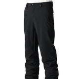 The 686 Men's Standard Shell Pant 2025 is black with a zippered pocket on the side and belt loops.