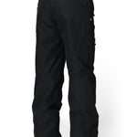 Women’s black Thermagraph ski pants with back seam, button closure, and tapered fit