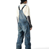 The 686 Women's Black Magic 20K Shell Bib 2025 is shown from the back in a black color with adjustable straps and belt loops.