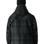 The 686 Woodland Insulated Jacket 2025 is black with an insulated hood.
