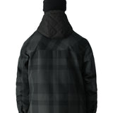 The 686 Woodland Insulated Jacket 2025 is black with an insulated hood.
