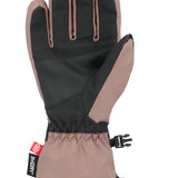 The 686 Youth Heat Insulated Glove 2025 is primarily tan with black accents and has an insulated palm.