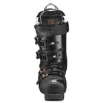 Tecnica Women's Mach 1 LV 95 Ski Boots 2025 - Black ski boots with a shiny finish and silver buckles.