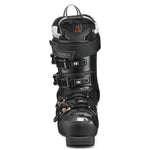 Tecnica Women's Mach 1 MV 95 Ski Boots 2026 - Black ski boots with a shiny finish and rose gold buckles.