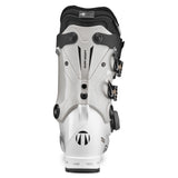 Tecnica Women's Mach 1 BOA HV 95 Ski Boots 2025 - White ski boots with black accents and a silver BOA dial on the side.