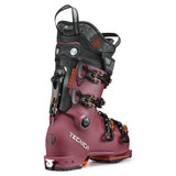Tecnica Women's Cochise 105 W Ski Boots 2025 - A pair of maroon ski boots with black buckles and straps, featuring a textured pattern on the toe cap.