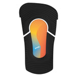 Bent Metal Women's Beam Snowboard Binding 2025 - A black snowboard binding with a white logo on the top strap and a silver buckle.