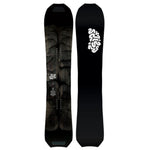 Lib Tech Apex Orca Snowboard 2026 - A black snowboard with a white logo on top and a textured pattern of lines and shapes in the center.