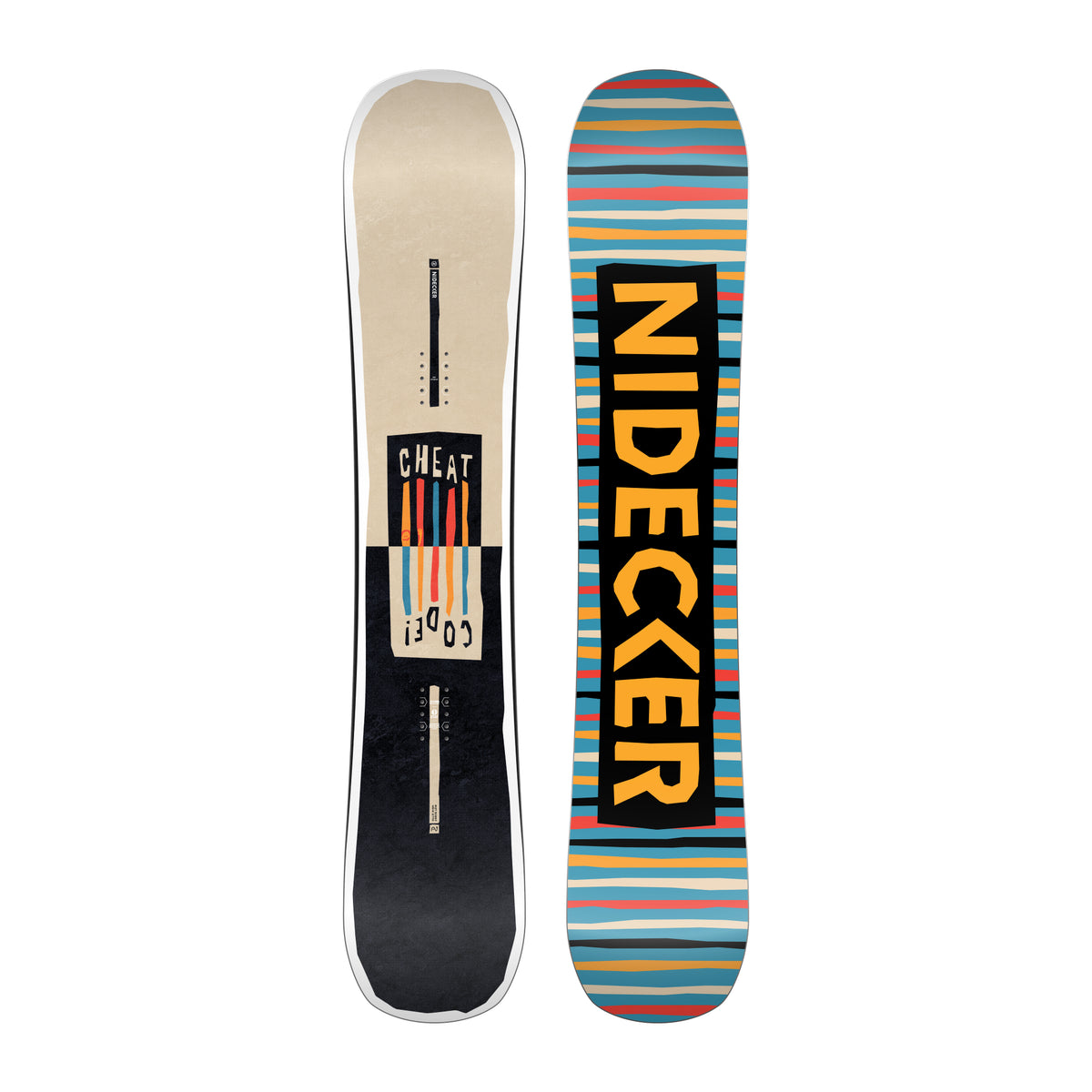 2026 Nidecker Cheat Code Snowboard | Unisex Freestyle Progression 
