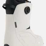 Burton Ruler Boa Snowboard Boots 2025 - White snowboard boots with black BOA dials and straps.