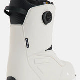 Burton Ruler Boa Snowboard Boots 2025 - White snowboard boots with black BOA dials and straps.
