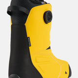 Burton Ruler Boa Snowboard Boots 2025 - Black snowboard boots with a textured pattern on the side and a white logo on the front.