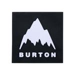 Burton Foam Stomp Pad 2025 - A white foam pad with a textured surface and a rectangular shape, featuring the word "BURTON" in black letters at the top.