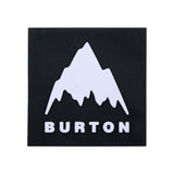 Burton Foam Stomp Pad 2025 - A white foam pad with a textured surface and a rectangular shape, featuring the word "BURTON" in black letters at the top.