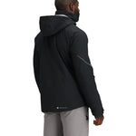Obermeyer Raze Insulated Jacket 2025 - A black insulated jacket with a white zipper and two zippered pockets on either side.
