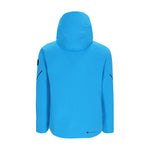 Obermeyer Raze Insulated Jacket 2025 - A bright blue jacket with a black zipper and two zippered pockets on either side of the waist.