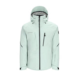 Obermeyer Raze Insulated Jacket 2025 - A light blue jacket with a black zipper and two zippered pockets on either side.