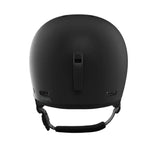 Anon Junior's Rime 3 Helmet - Matte black helmet with a sleek, aerodynamic design and adjustable vents on top.
