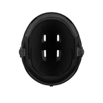 Anon Junior's Rime 3 Helmet - Black helmet with a white logo on the front, featuring a sleek design and adjustable straps.