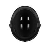 Anon Junior's Rime 3 Helmet - Black helmet with a white logo on the front, featuring a sleek design and adjustable straps.