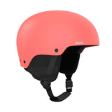Anon Junior's Rime 3 Helmet - A coral-colored helmet with a matte finish and black straps.