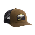 Coal Hauler One Low Cap 2025 - A brown baseball cap with a mesh back and a small embroidered logo on the front.