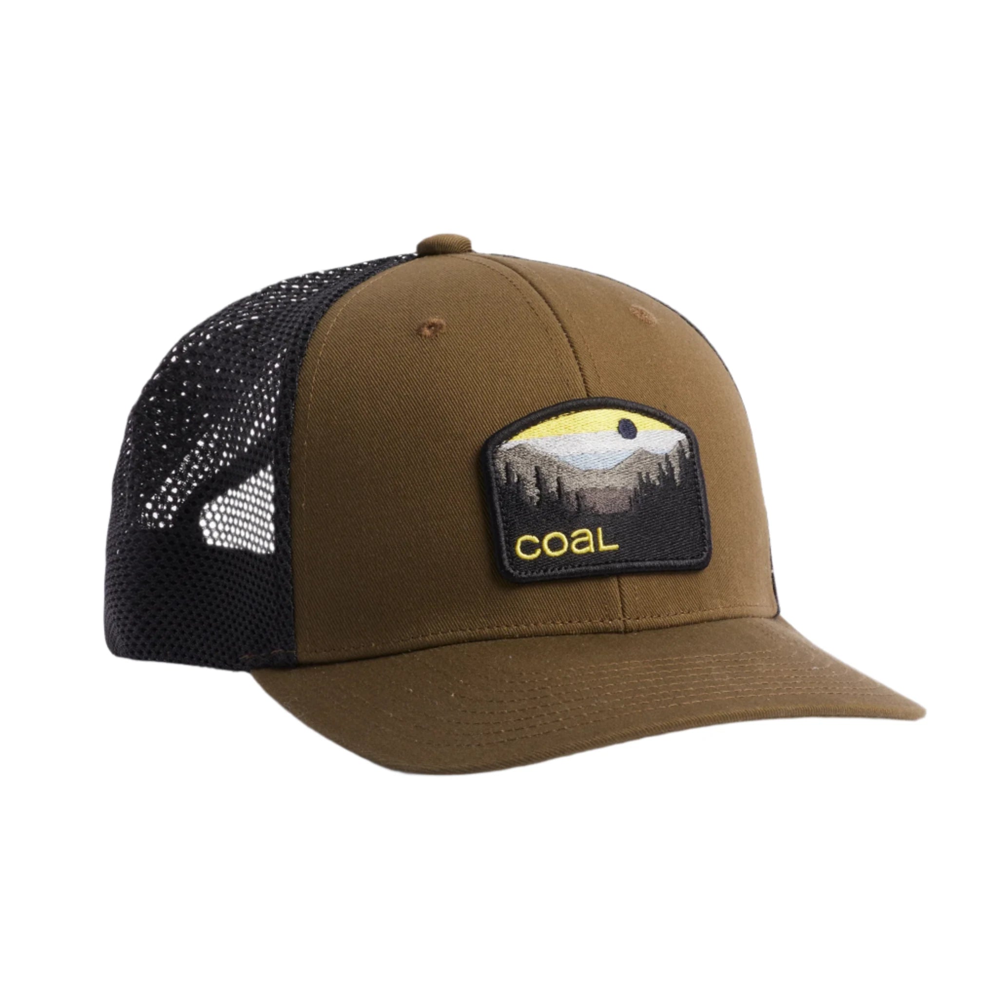 Coal Hauler One Low Cap 2025 - A brown baseball cap with a mesh back and a small embroidered logo on the front.