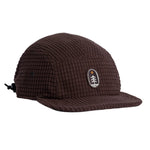 Coal Canyon 5 Panel Cap 2025 - A brown corduroy cap with a white tree logo on the front.