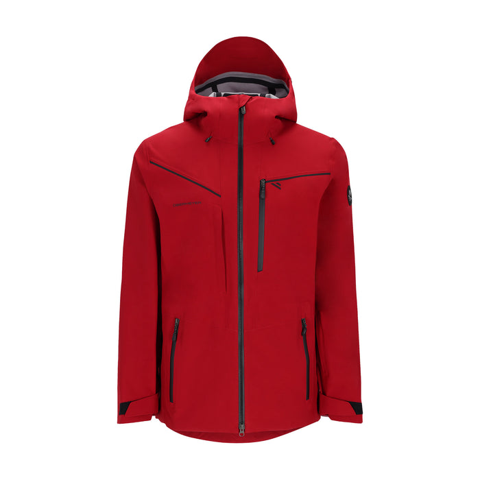 Obermeyer Foraker Shell Jacket 2025 - Rustic Red - Front