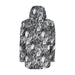 Obermeyer Foraker Shell Jacket 2025 - Avalanche, gray monachrome camo like print - Front - Back