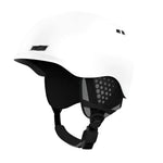 Anon Rodan MIPS Helmet 2025 - White helmet with black visor and straps, featuring a distinctive black logo on top.
