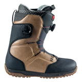 BODEGA BOA W BOOT 2022 - Black boots with tan accents and a black BOA dial on the side.