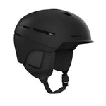 Anon Merak Wavecel Helmet 2025 - Matte black helmet with a sleek, aerodynamic design and subtle wave pattern on the side.