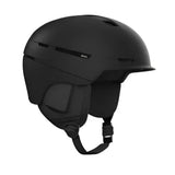 Anon Merak Wavecel Helmet 2025 - Matte black helmet with a sleek, aerodynamic design and subtle wave pattern on the side.
