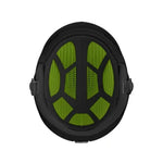 Anon Merak Wavecel Helmet 2025 - Black helmet with green accents and a mesh screen on the front.