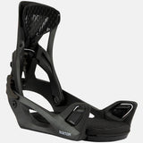 Burton Women's Escapade Step On Snowboard Bindings 2025 - Black bindings with a textured strap and silver buckles.