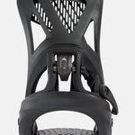 Burton Women's Escapade Step On Snowboard Bindings - 2025 model with a sleek black design and silver hardware accents.