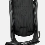 Burton Women's Escapade Step On Snowboard Bindings - 2025 model with a sleek black design and silver hardware accents.