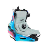 Burton Women's Escapade Step On Snowboard Bindings 2025 - A pair of women's snowboard bindings with a sleek, modern design and a predominantly black color scheme.