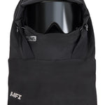 Anon MFI Fleece Helmet Hood - A black fleece hood with a white logo on the left side.